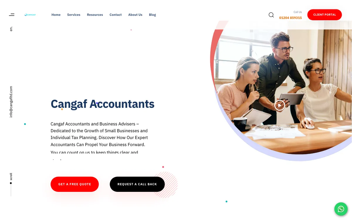 Cangaf homepage